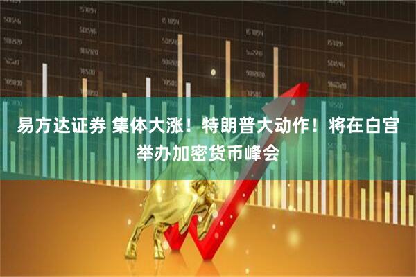 易方达证券 集体大涨！特朗普大动作！将在白宫举办加密货币峰会